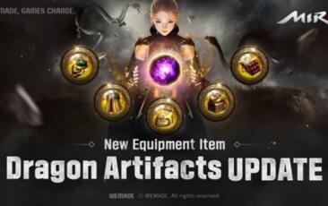 Wemade为《MIR4》更新Dragon Artifact增加新装备